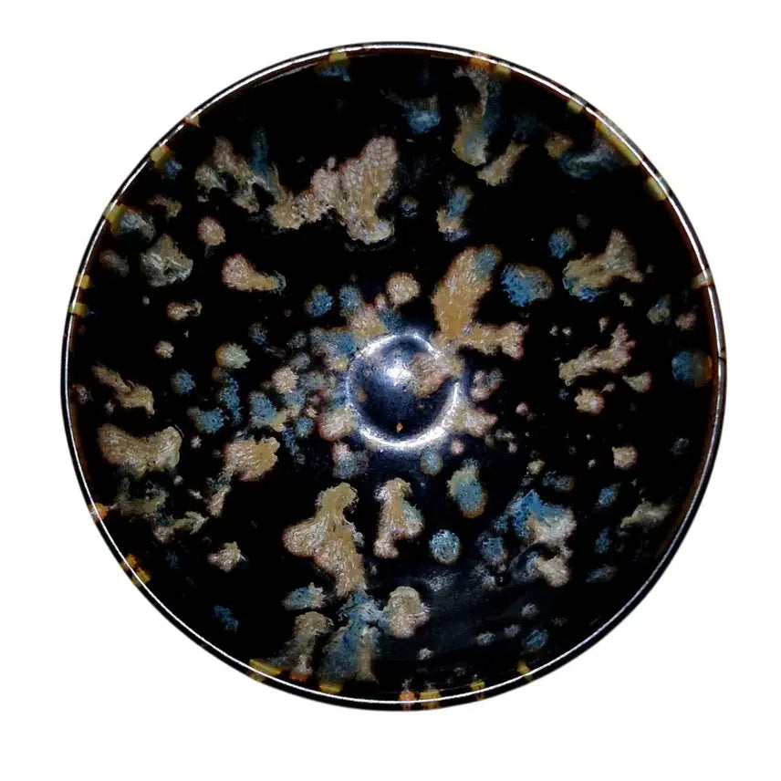 [BUNJANG] Song Dynasty Jian Ware Black Glaze "Mu-mok" Tea Bowl and Tray / 송대 건요흑유천목잔.잔탁 다완