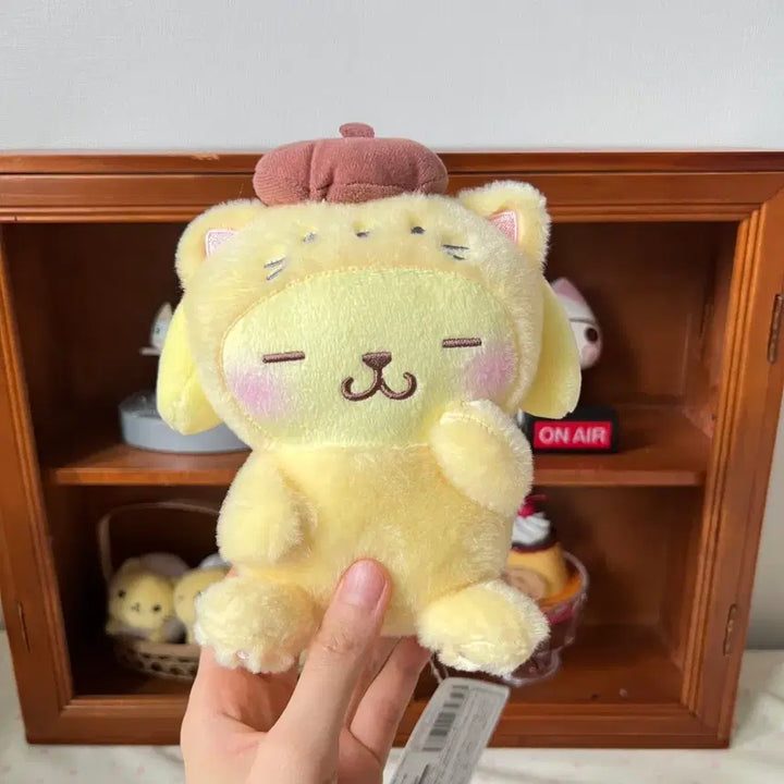 [BUNJANG] Sanrio Pompompurin Cat Plush / 산리오 폼폼푸린 네코 고양이 인형