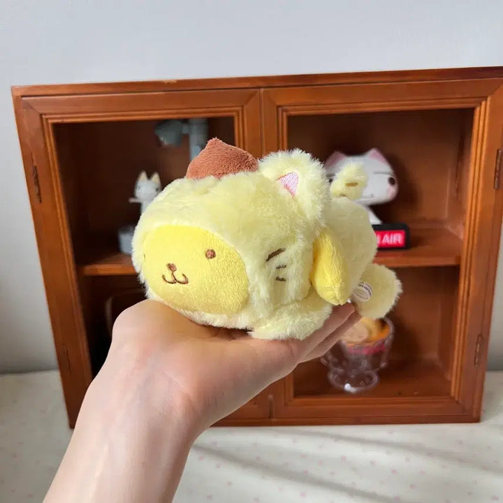 [BUNJANG] Sanrio Pompompurin Cat Plush Doll / 산리오 폼폼푸린 네코 고양이 인형