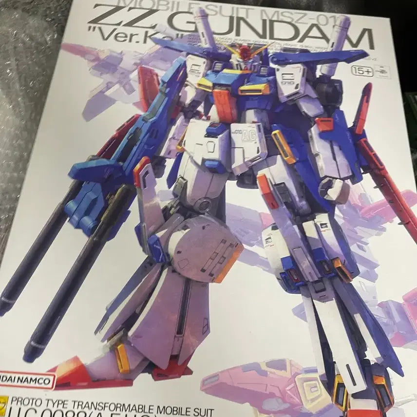 [BUNJANG] Bandai ZZ Gundam Ver.Ka Plastic Model Kit / 반다이 ZZ건담 Ver.Ka