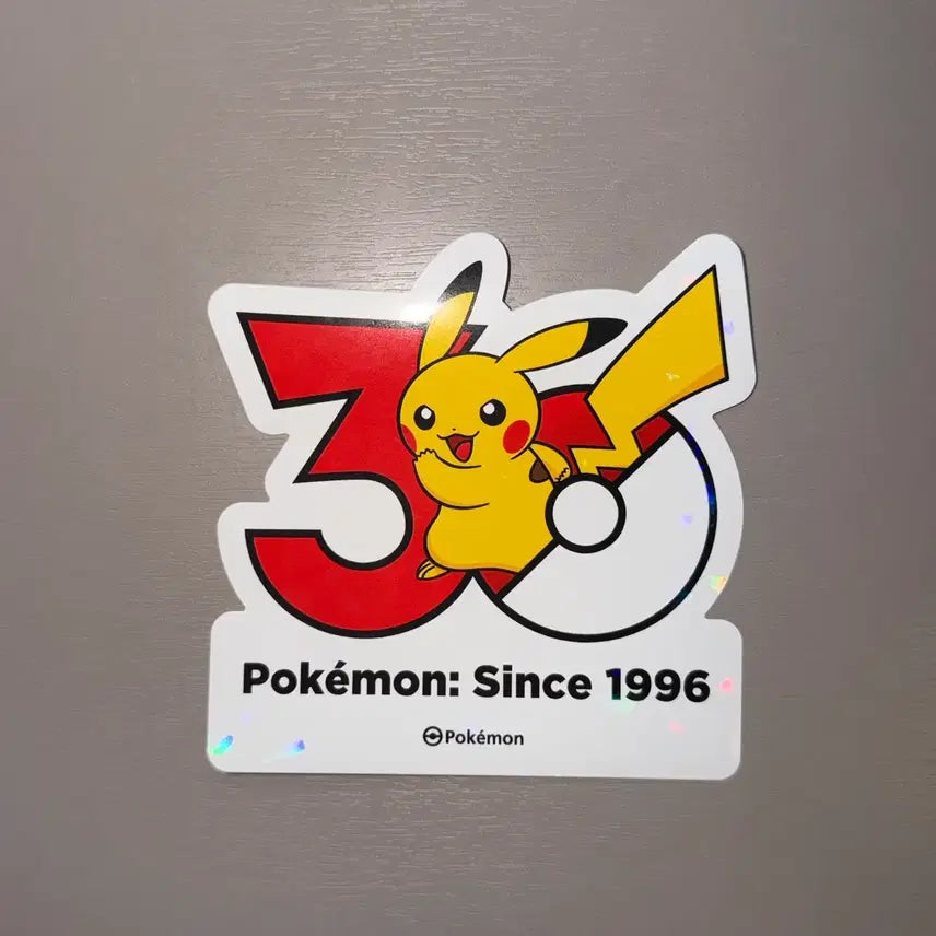 [BUNJANG] Pokemon 30th Anniversary Pikachu Sticker / 포켓몬스터 30주년 스티커 피카츄