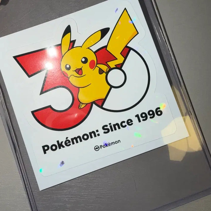 [BUNJANG] Pokemon 30th Anniversary Pikachu Sticker / 포켓몬스터 30주년 스티커 피카츄