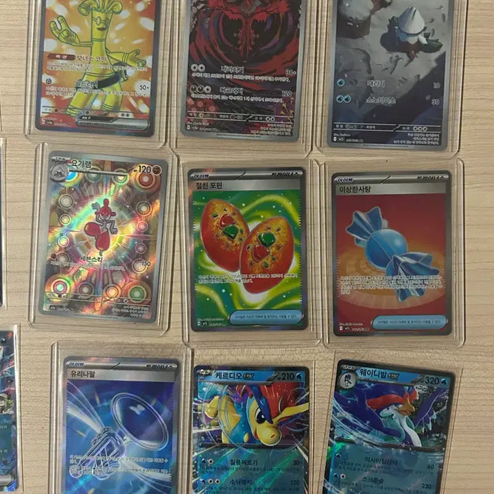 [BUNJANG] Chirachino, Dragonite, Hisuian Decidueye, Greninja Japanese SAR/EX Cards Bundle Set / 치라치노 일판 SAR, 망나뇽 일판 MA, 히스이 대검귀 SAR, 개굴닌자 일판 EX 등 일괄 15(sr까진 탑로더, rr부턴 슬리브만)
