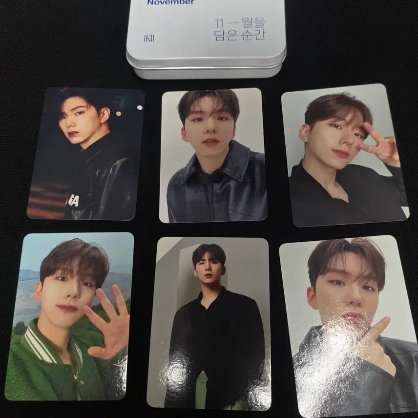 [BUNJANG] Monsta X Kihyun 11 Moments Photocard &amp; Tin Case / 몬스타엑스 기현 유기현 11월을 담은 순간 포카+틴케이스