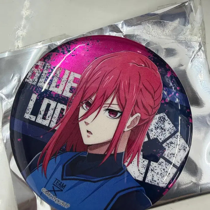 [BUNJANG] Blue Lock Beach House Metallic Can Badge Hyoma Chigiri / 블루록 치기리 효마 캔뱃지