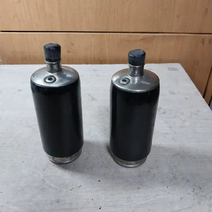 [BUNJANG] Vintage Japanese Stainless Steel Hot Water Bottle (2-Piece Set) / 1950 일제 스테인리스 유탕포 2점 /휴대용 손난로 - 주의 사항