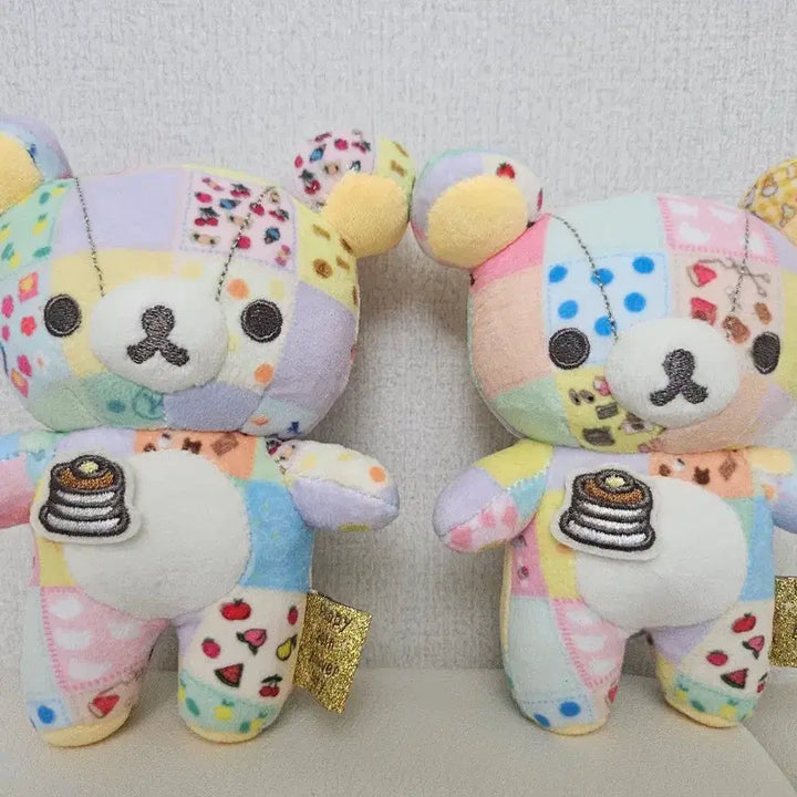 [BUNJANG] Rilakkuma 20th Anniversary Pastel Patchwork Doll / 리락쿠마 20주년 기념 파스텔 패치워크