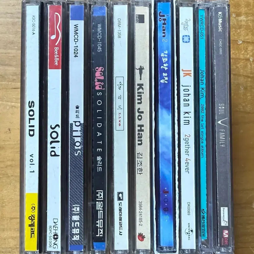 [BUNJANG] Solid 1st - 4th Album &amp; Live &amp; Kim Jo-han CD Collection / 솔리드 1집~4집 &amp; 라이브 &amp; 김조한 시디 모음