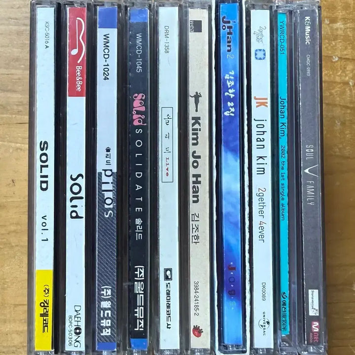[BUNJANG] Solid 1st - 4th Album &amp; Live &amp; Kim Jo-han CD Collection / 솔리드 1집~4집 &amp; 라이브 &amp; 김조한 시디 모음