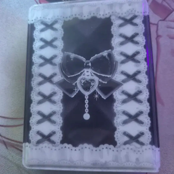 [BUNJANG] OurMotif Black Lace Photocard Mini / 아워모티브 블랙 레이스 포토카드 미니