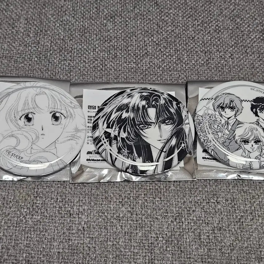 [BUNJANG] Clamp Exhibition Can Badge / 클램프 전시회 캔뱃지 성전 위시 클학탐