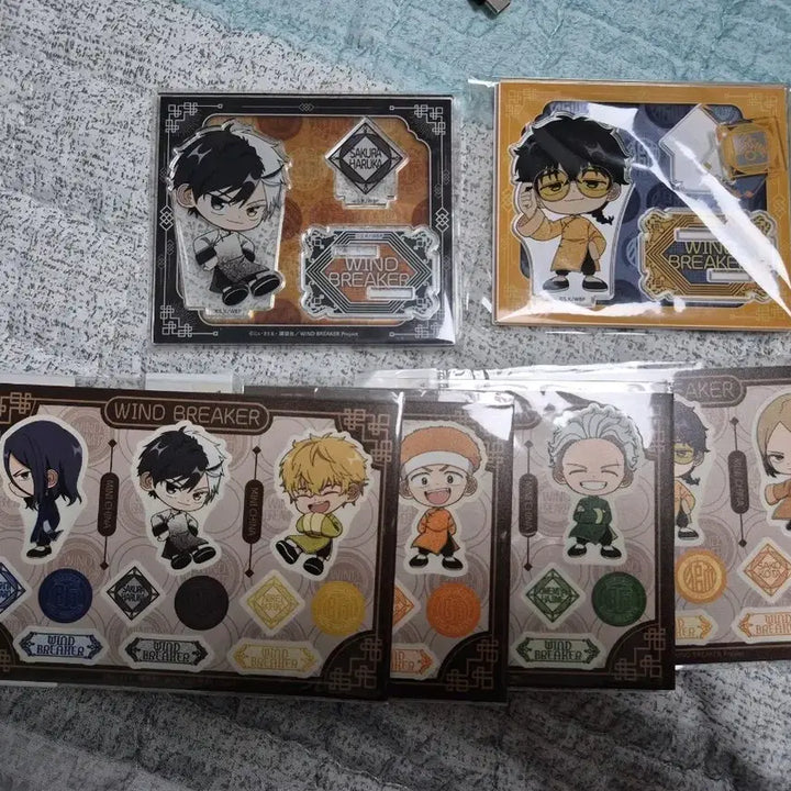 [BUNJANG] Windbreaker Acrylic Sticker Set Bundle / 윈브레 아크릴 스티커 세트 일괄 판매, 사쿠라, 토가메