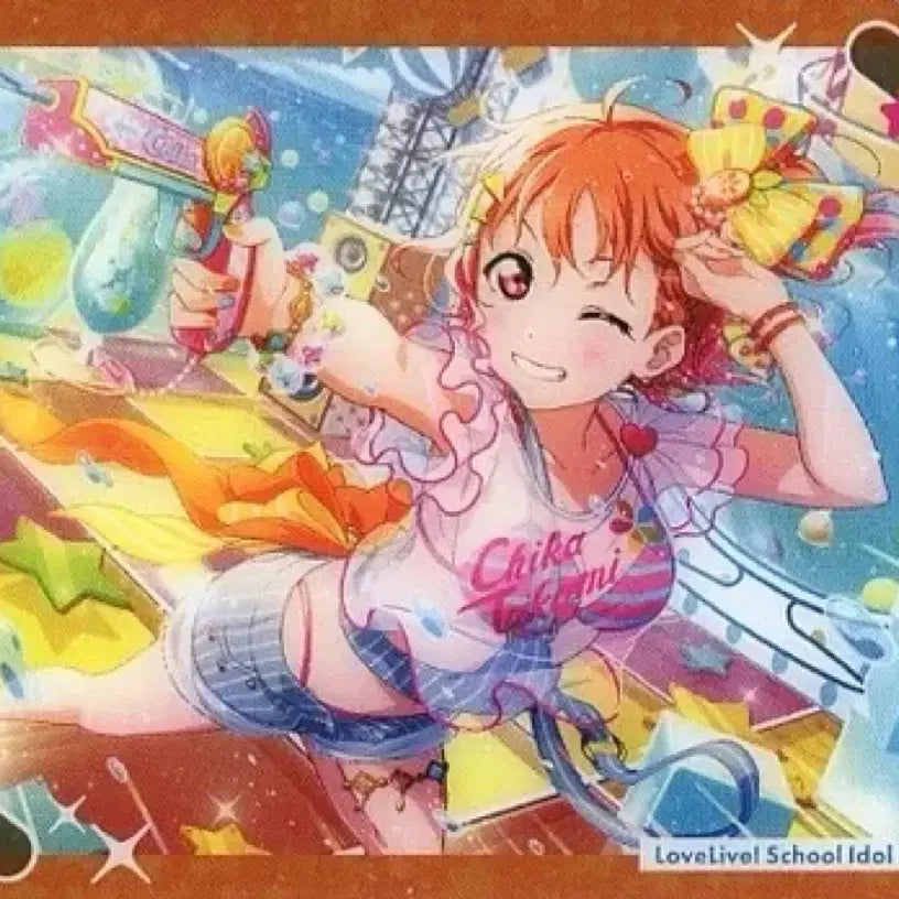 [BUNJANG] Love Live! Aqours Takami Chika Wafer Card (Sealed) / 미개봉) 러브라이브 아쿠아 타카미 치카 웨하스 카드