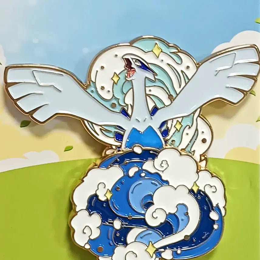 [BUNJANG] Isak Toast Pokemon Random Metal Badge - Lugia (Secret) / 이삭토스트 포켓몬스터 랜덤 메탈 뱃지-루기아(시크릿)