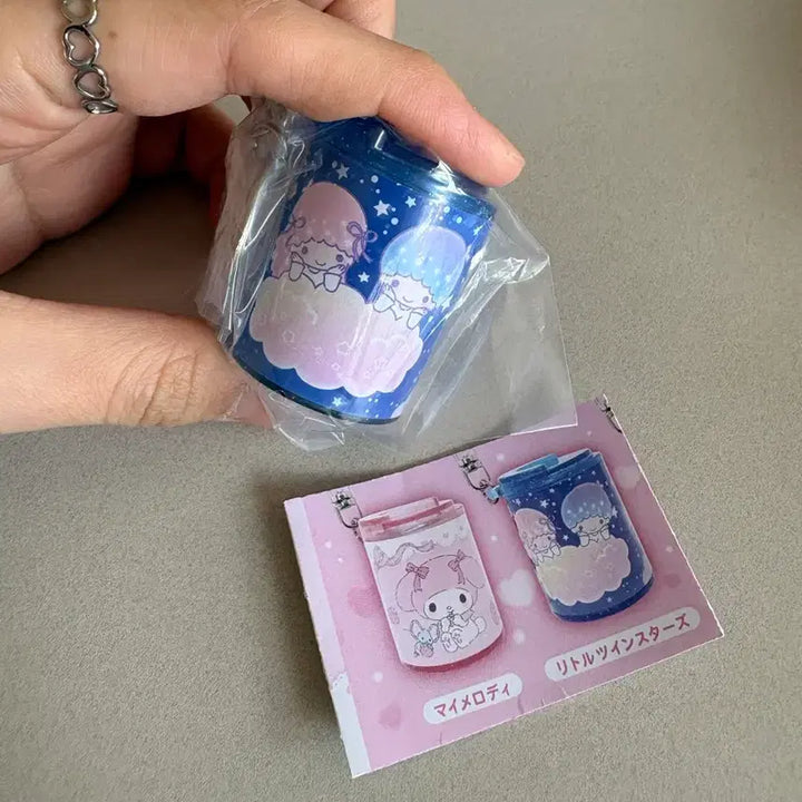 [BUNJANG] Sanrio Coin Cylinder Gacha Little Twin Stars Kiki Lala Coin Purse / 산리오 코인 실린더 가챠 키키라라 리틀트윈스타 동전지갑