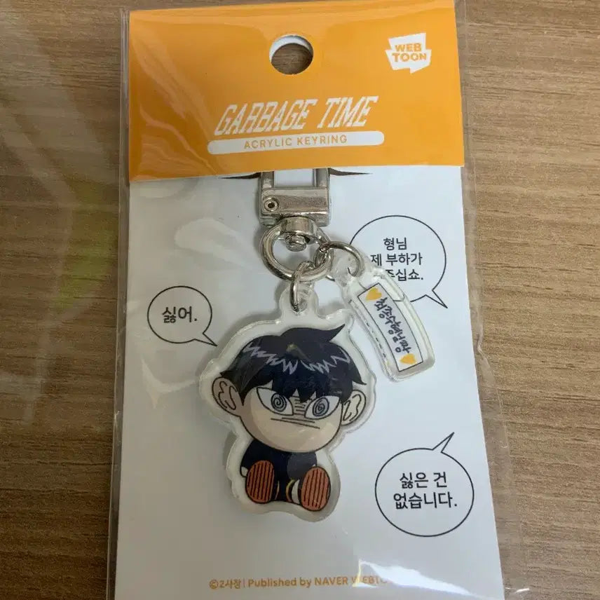 [BUNJANG] Garbage Time Choi Jong-soo Keychain / 가비지타임 최종수 키링