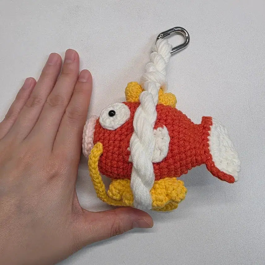 [BUNJANG] Handmade Magikarp Keychain / 액막이 잉어킹 키링(직접제작)