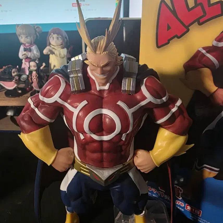 [BUNJANG] All Might Figure A Prize Unsealed Display / 택포 올마이트 a상 개봉전시