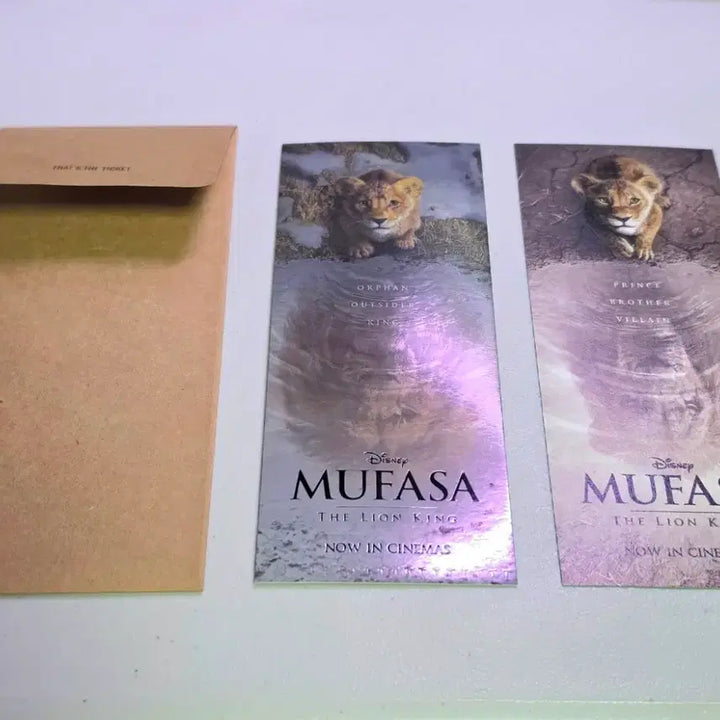 [BUNJANG] CGV TTT No. 57 Mufasa: The Lion King / CGV TTT No.57 <무파사: 라이온 킹>
