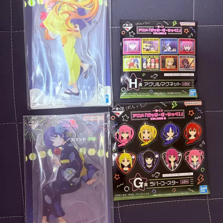 [BUNJANG] Bocchi the Rock! Ichiban Kuji B Prize Nijika Figure + 4 Goods Bundle Set (Sealed) / 미개봉)봇치더락 제일복권 B상 니지카 피규어+굿즈4종 일괄판매