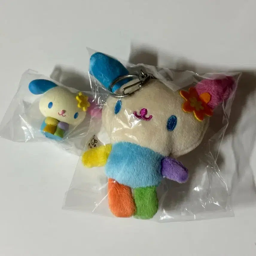[BUNJANG] Sanrio Usahana Gacha Bundle Set Plushie Keychain &amp; Marshmallow Bouquet Figure / 산리오 우사하나 가챠 일괄