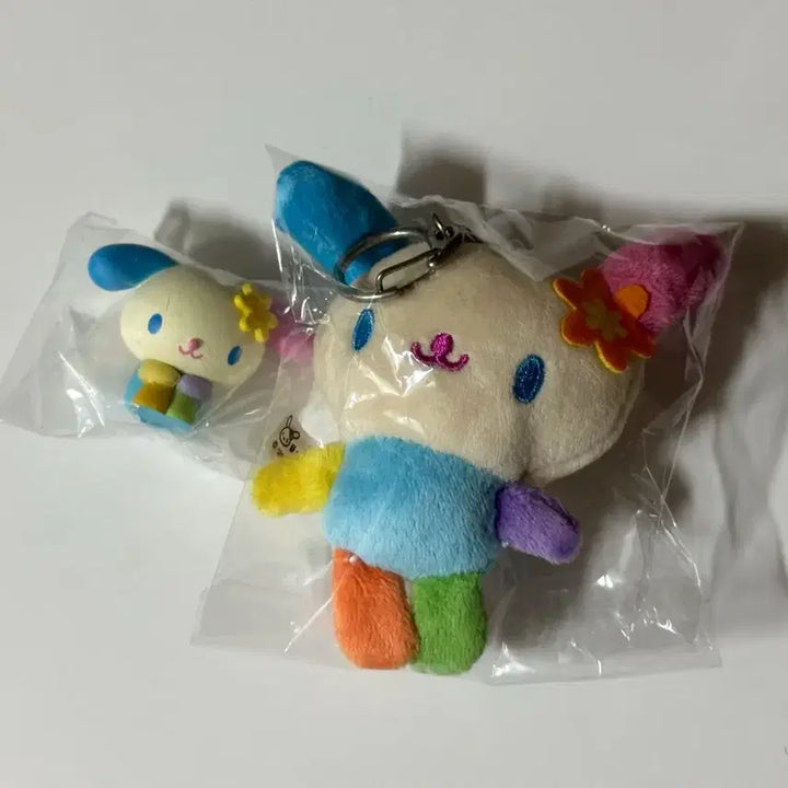[BUNJANG] Sanrio Usahana Gacha Bundle Set Plushie Keychain &amp; Marshmallow Bouquet Figure / 산리오 우사하나 가챠 일괄