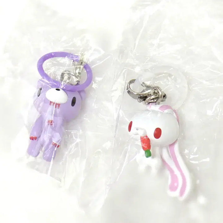 [BUNJANG] Glumi Bear Mori Cheok Universal Rabbit + Glumi Bear Purple Seal Gacha Set / 글루미베어 모리 척 범용토끼 + 글루미베어 보라 메지루시 가챠