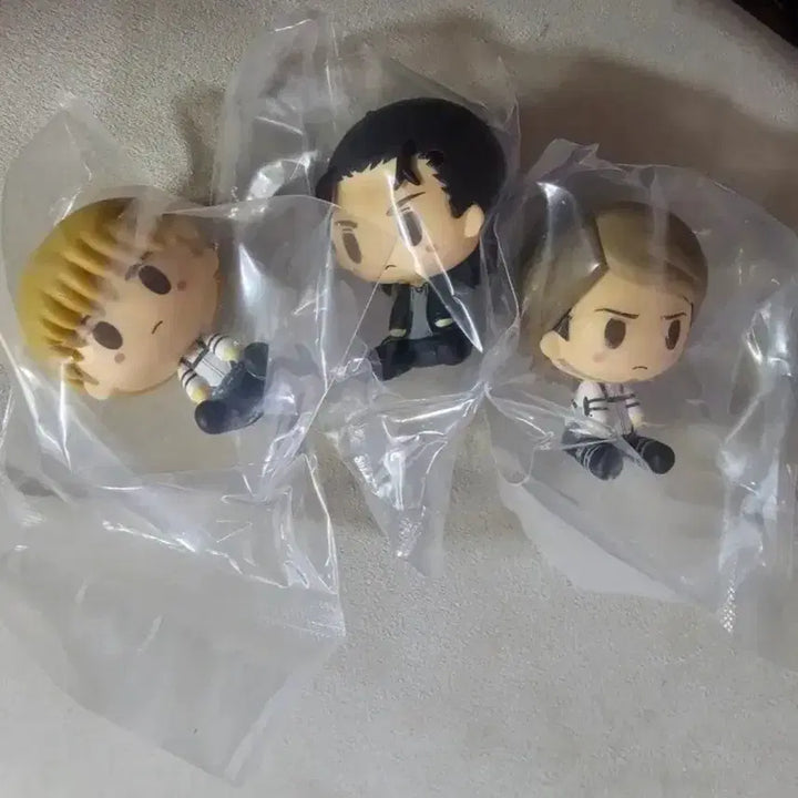 [BUNJANG] Attack on Titan Choco-Noko Figure Bundle Set / 진격의 거인 초코노코 3개 일괄 팜