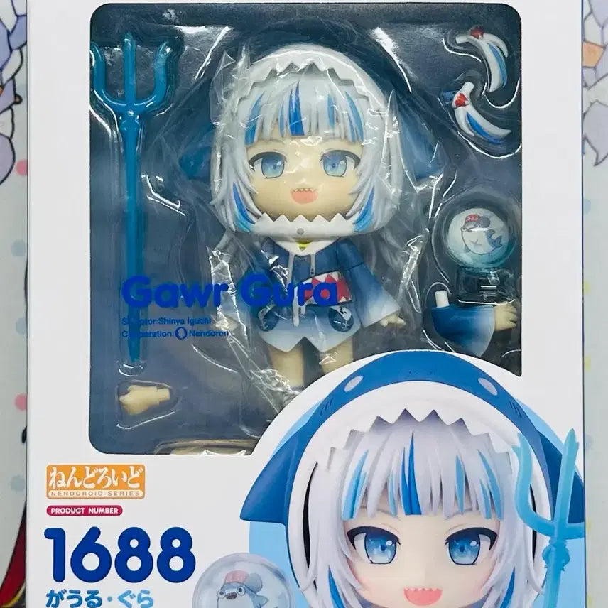 [BUNJANG] Good Smile Nendoroid Hololive Gawr Gura Figure / 굿스마일 넨도로이드 홀로라이브 가우르 구라 피규어
