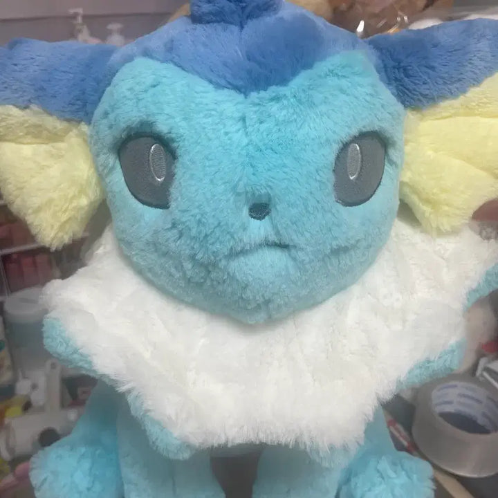 [BUNJANG] Pokemon Vaporeon Soft Plush Toy / 포켓몬 샤미드 보들보들 봉제인형