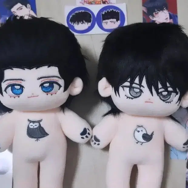 [BUNJANG] Slam Dunk Rukawa Kaede &amp; Sendoh Akira Uniform Plush Dolls Set / 슬램덩크cp 교복센루 솜깅 인형 일괄