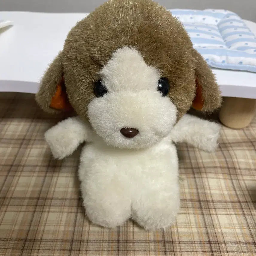 [BUNJANG] Japanese Vintage Sun Arrow Dog and Bear Plush Set / 일본 빈티지 썬어로우 강아지 곰 인형 누이 고전 완구
