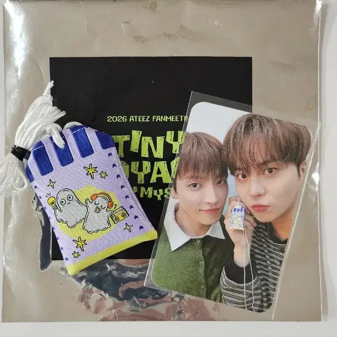 [BUNJANG] ATEEZ 2026 Fanmeeting ATINY Zone MD Unit Capsmackz Hongjoong Jongho Photocard / 에이티즈 팬미팅 에이티니존 MD 오마모리 유닛 캡막즈 홍중 종호