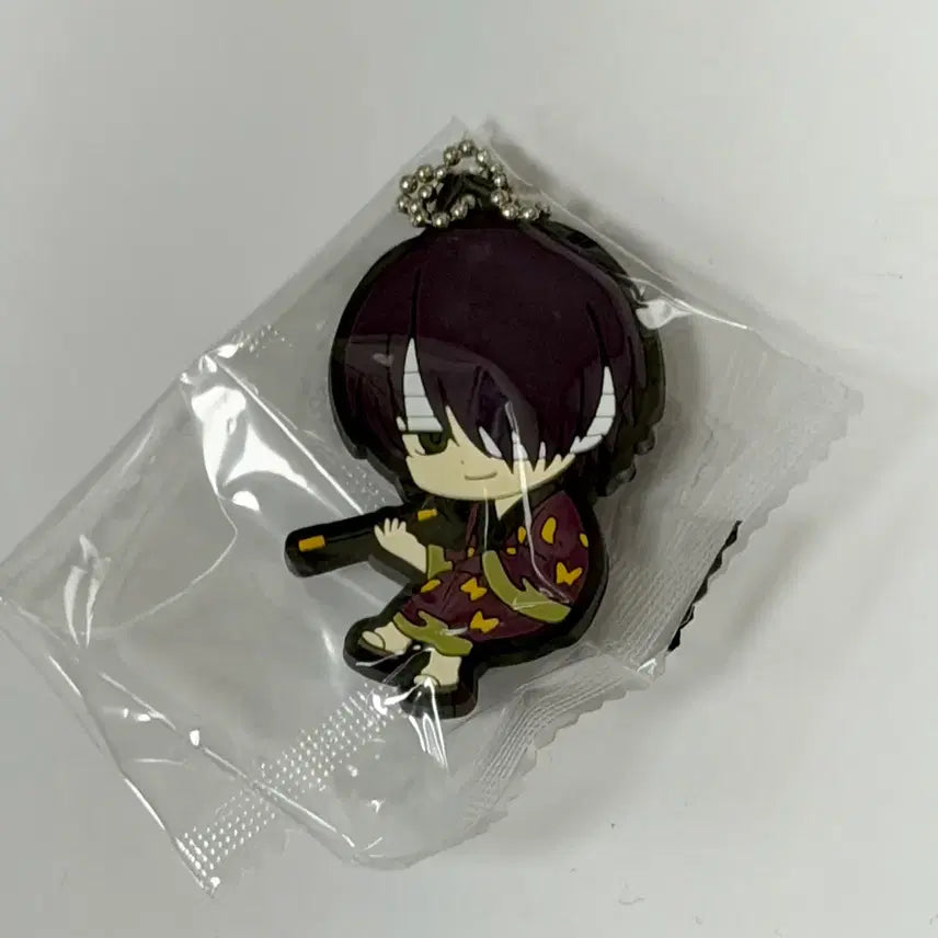 [BUNJANG] Gintama Shinsuke Takasugi Rubber Strap Gacha Keychain / (미개봉) 은혼 타카스기 신스케 러버 스트랩 가챠 고무 키링