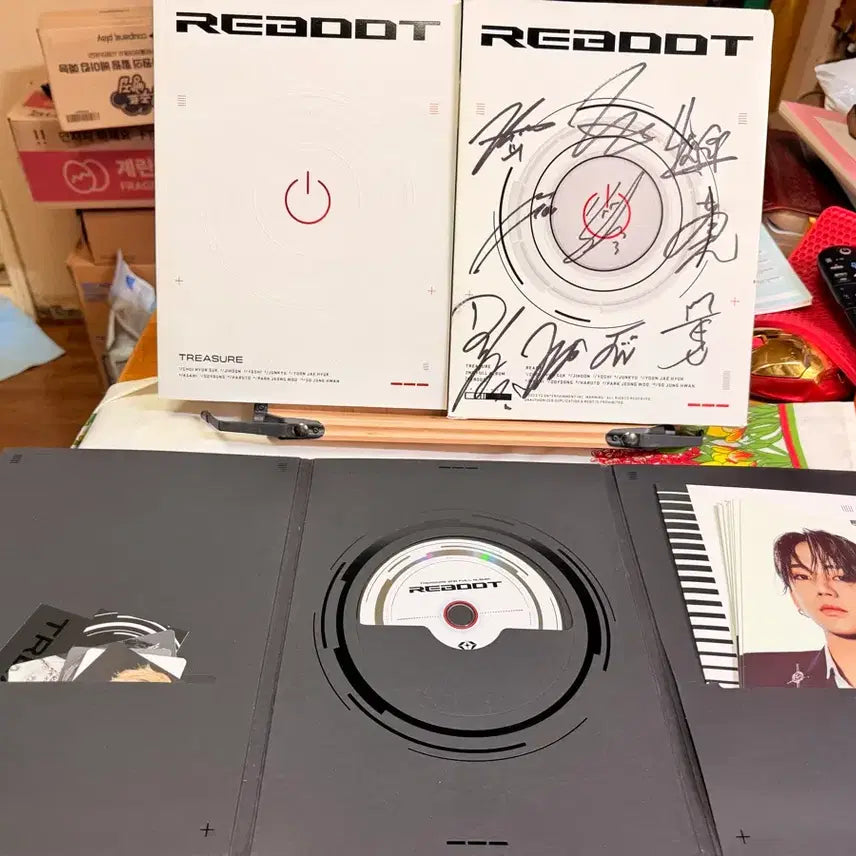 [BUNJANG] TREASURE REBOOT 2nd Album Signed Album Photocard &amp; Goods / 트레저 싸인앨범,포카외 굿즈(TREASURE)정규 2집 앨범인 [REBOOT].2023