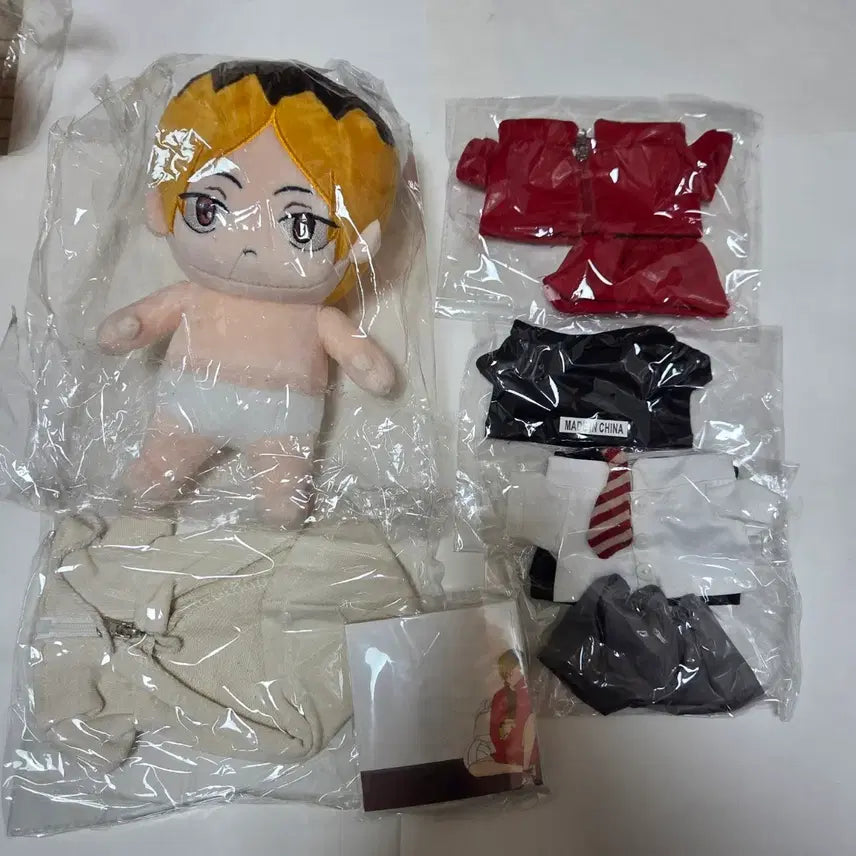 [BUNJANG] Haikyuu!! Nekoma Kenma Jersey Uniform Plush Doll / 하이큐 속성 솜인형 네코마 켄마 져지 교복 경기복