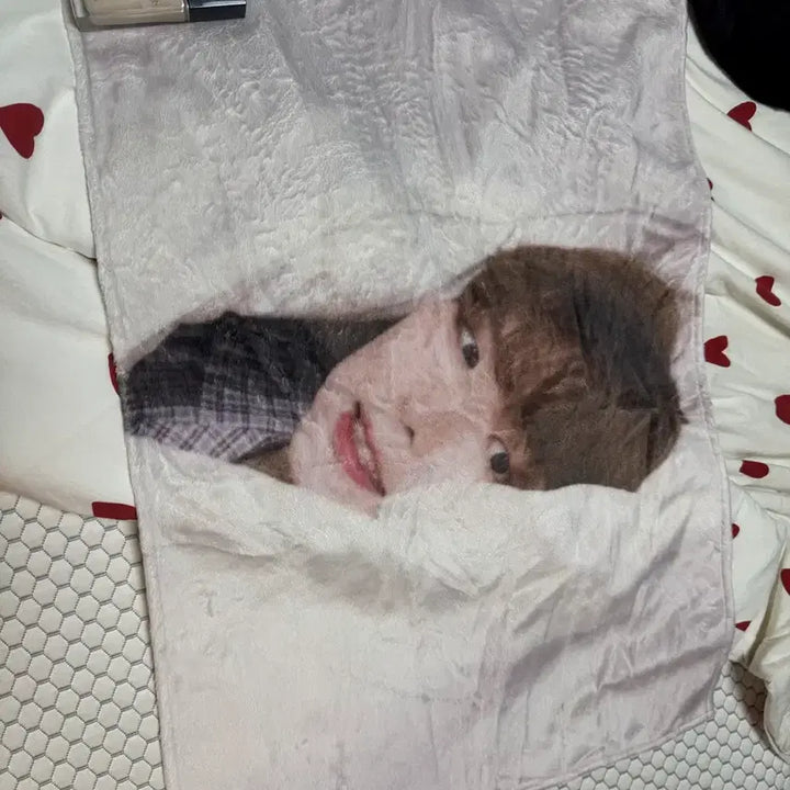[BUNJANG] Monsta X Kihyun Blanket / 몬스타엑스 기현 담요