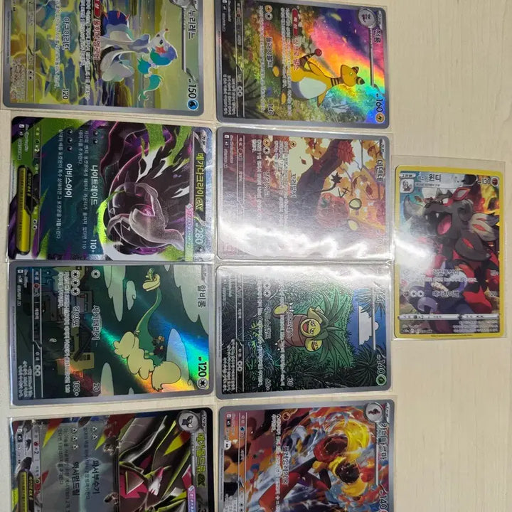 [BUNJANG] Pokemon Cards Bundle Set - Hisuian Arcanine AR, Ampharos AR, Decidueye AR, Dedenne AR, Ninetales AR, Drampa AR, Carbink AR, Barbaracle AR, Passimian AR, Mega Darkrai RR, Mega Avalugg RR / 포켓몬카드 히스이윈디ar, 전룡ar, 누리레느ar, 데덴네ar, 나시ar, 할비롱ar, 카디나르마ar,