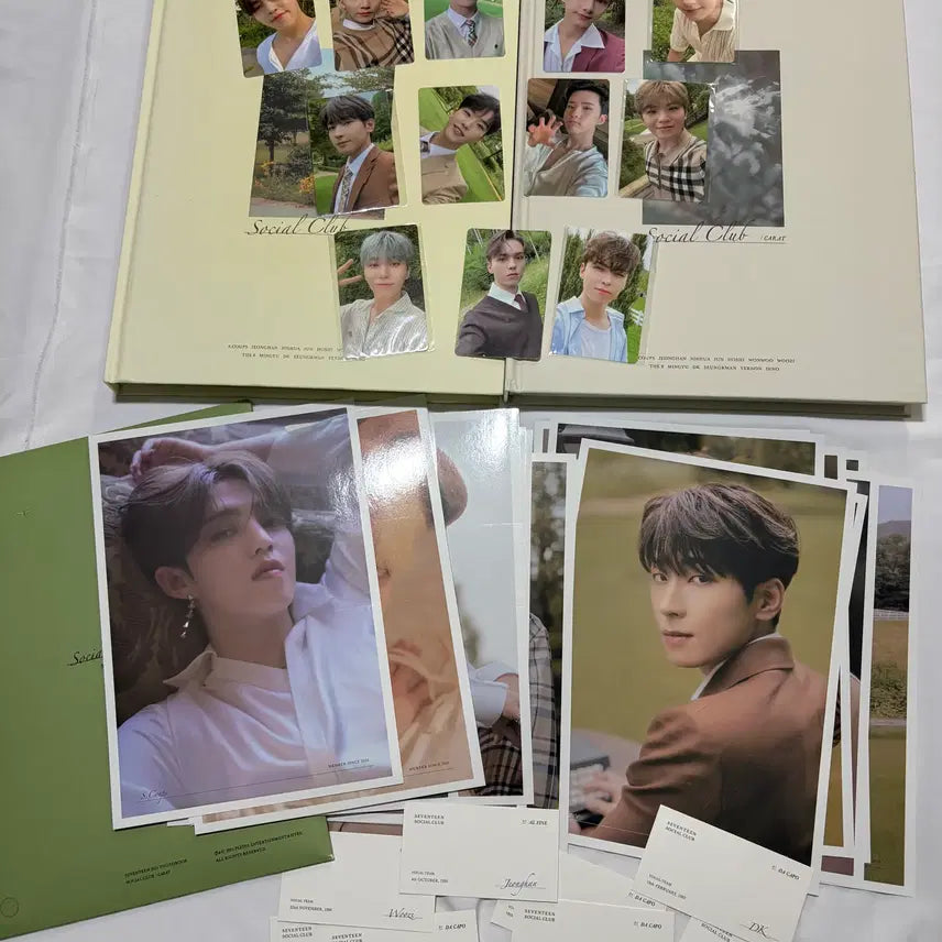 [BUNJANG] Seventeen Social Club Photocard, Photobook, Listing Card, Business Card Bundle / 세븐틴 소셜클럽 포카, 포토북, 리스팅 카드, 명함 등