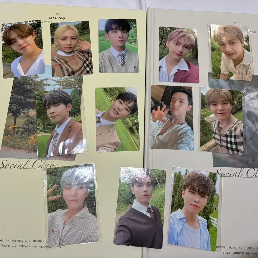 [BUNJANG] Seventeen Social Club Photocard, Photobook, Listing Card, Business Card Bundle / 세븐틴 소셜클럽 포카, 포토북, 리스팅 카드, 명함 등