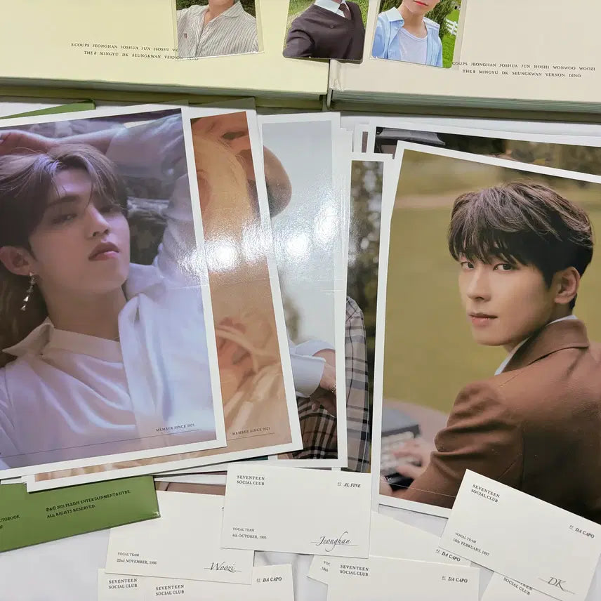 [BUNJANG] Seventeen Social Club Photocard, Photobook, Listing Card, Business Card Bundle / 세븐틴 소셜클럽 포카, 포토북, 리스팅 카드, 명함 등