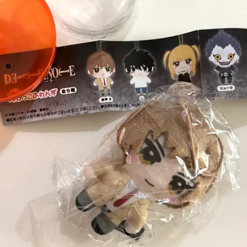 [BUNJANG] Death Note Kapuco Friends Nui Gacha Light Plush / 데스노트 카푸코 프렌즈 누이 가챠 라이토