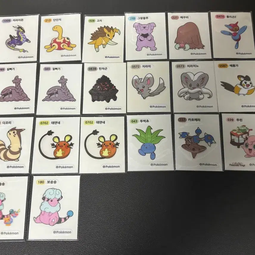 [BUNJANG] Pokemon 30th Anniversary Artwork Stickers - Pikachu, Charmander, Squirtle, Bulbasaur, Ditto, Rayquaza, Dragonite, Charizard / 포켓몬 띠부씰 30주년 아트워크 피카츄 파이리 꼬부기 이상해씨 메타몽 레쿠쟈 망나뇽 리자몽