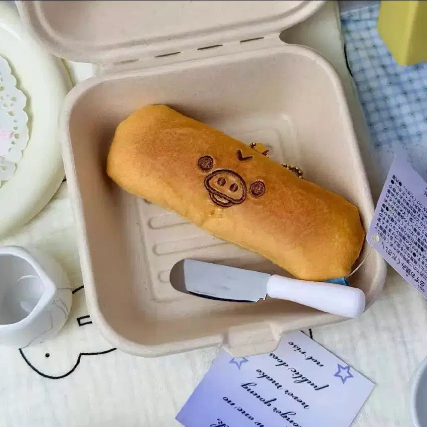 [BUNJANG] San-X Kiiroitori Milk, Tangerine, and Bread Plush Dolls / 산엑스 키이로이토리 우유 인형 귤 인형 빵 인형