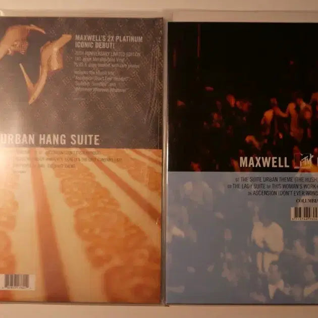 [BUNJANG] Maxwell Urban Hang Suite &amp; MTV Unplugged EP LP Bundle Set / [LP] Maxwell (맥스웰) 앨범 2종 일괄 (Urban Hang Suite &amp; MTV Unplugged EP)
