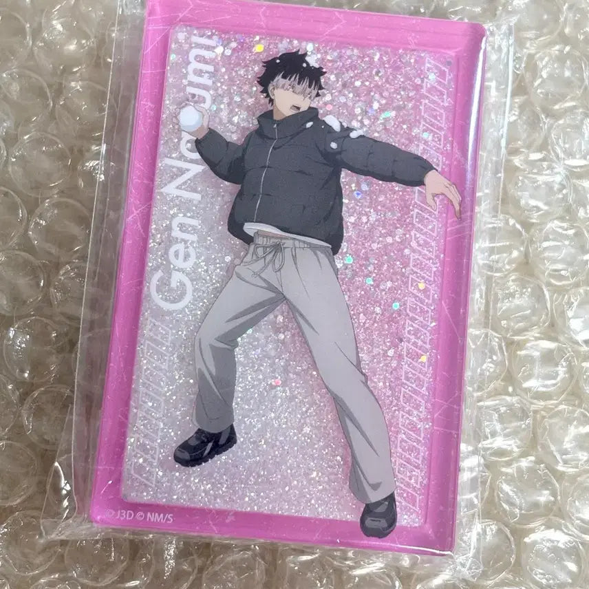 [BUNJANG] Kaiju No. 8 Narumi Gen Jump Festa "Snowball Fight" Glitter Acrylic Standee / 괴수8호 괴팔 나루미 겐 점프페스타 눈싸움 반짝이 유사 아크릴 유사코롯타 양도 판매