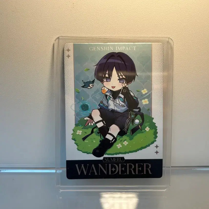 [BUNJANG] Genshin Impact Wanderer 50,000 KRW Exclusive Photocard / 원신카페 방랑자 5만원 특전