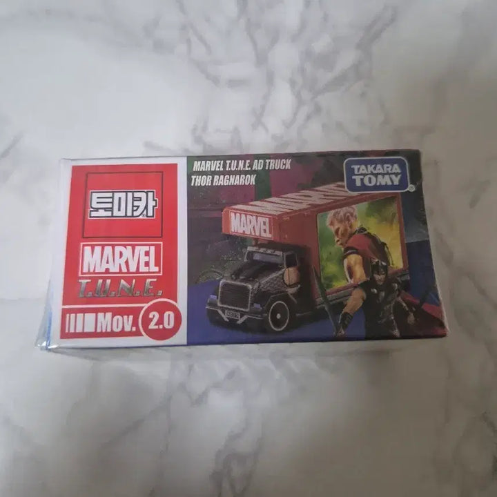 [BUNJANG] Tomica Marvel Thor Ragnarok Truck Minicar / 토미카 마블 어벤져스 토르 라그나로크 트럭 미니지티 피규어