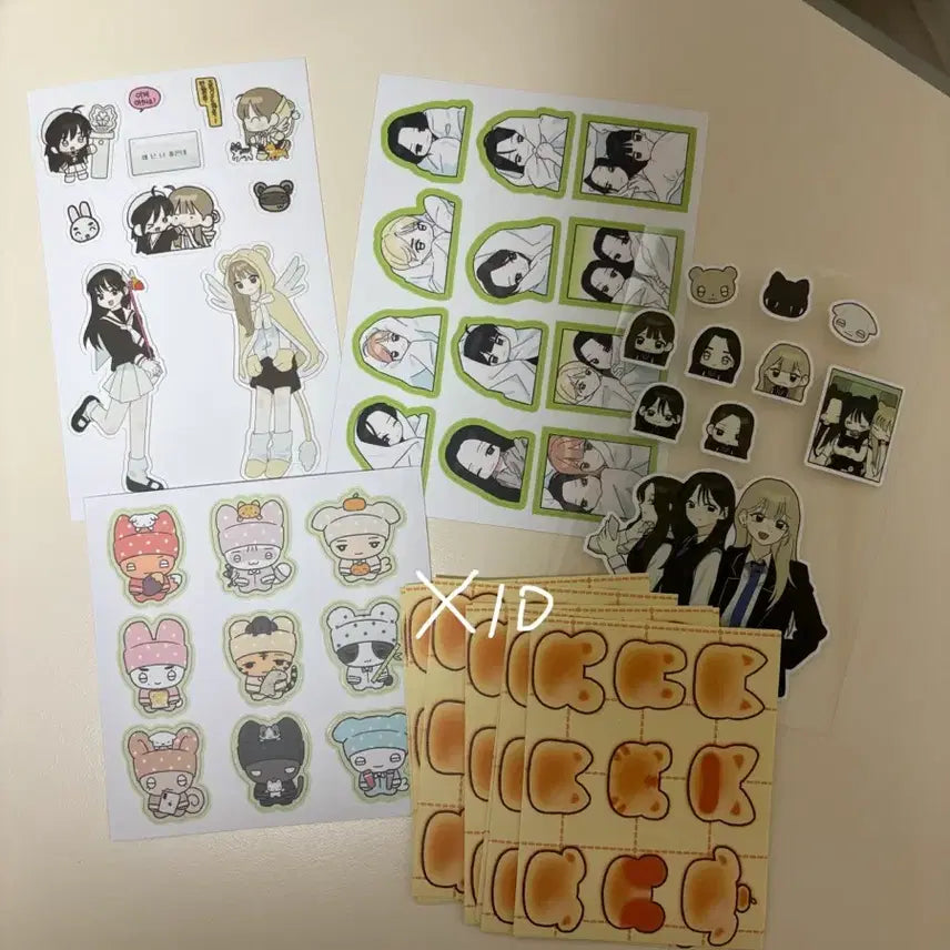 [BUNJANG] fromis_9 Sticker Pack (Animal Design) / 프로미스나인 비공굿 이불 동물 투명 칼선 스티커 양도
