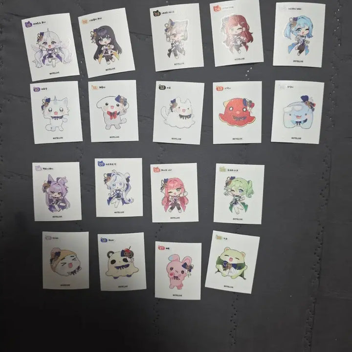 [BUNJANG] Stellive Speca Stickers Bundle Set / 스텔라이브 스페카 띠부실 일괄